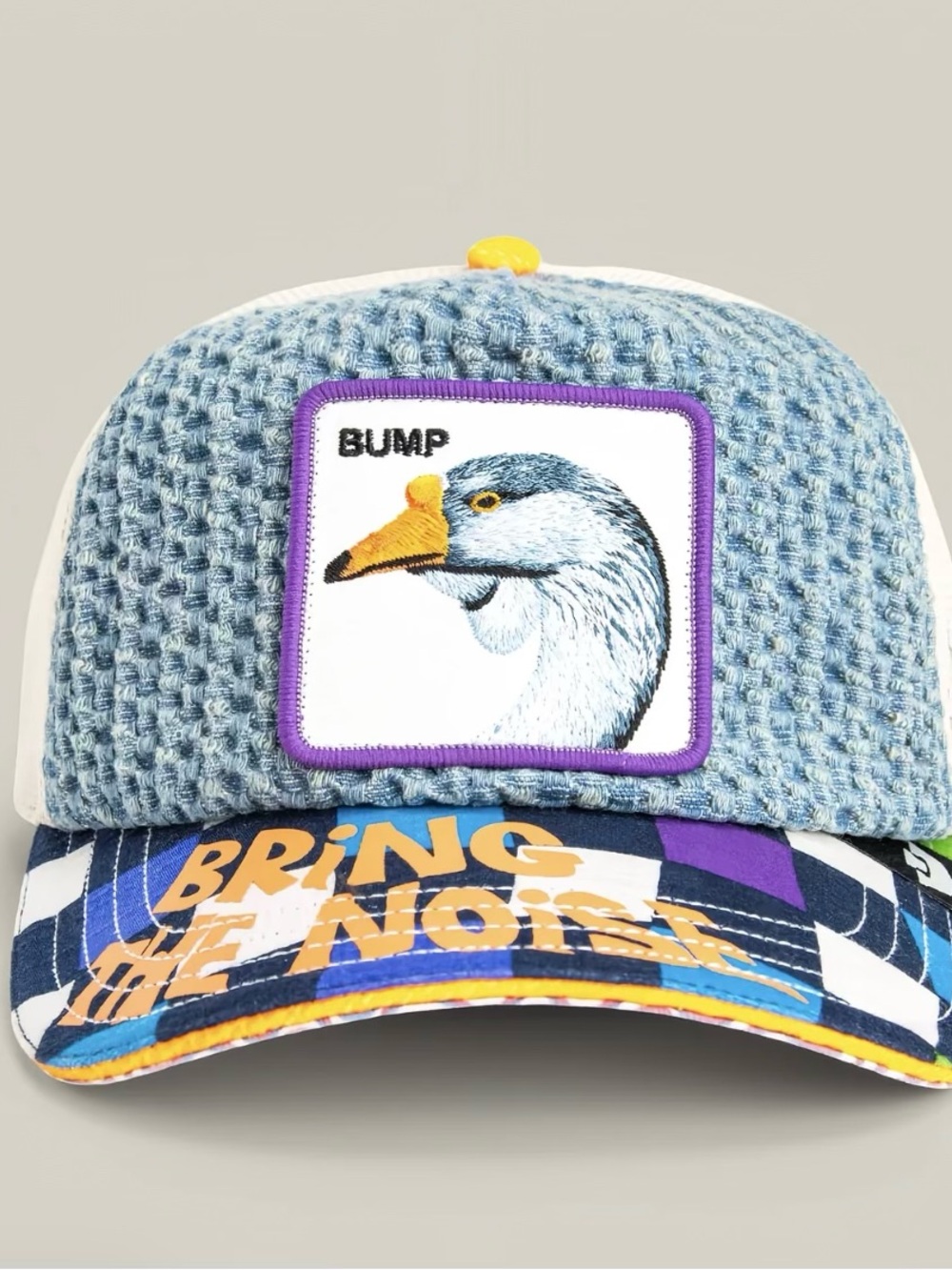 Goorin Bros. “ACID HOUSE” Bump. Trucker Hat Mesh SnapBack RAVE SERIES NWT
